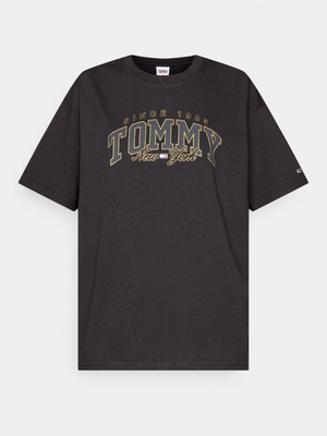 Tommy Jeans dámske čierne tričko - XXS (BDS)