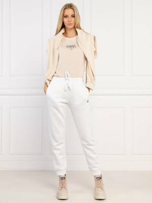 Tommy Jeans dámske béžové tričko - S (ABI)