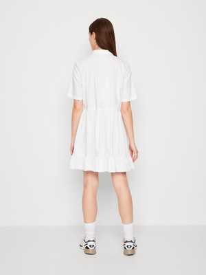 Tommy Jeans dámske biele šaty - XS (YBR)