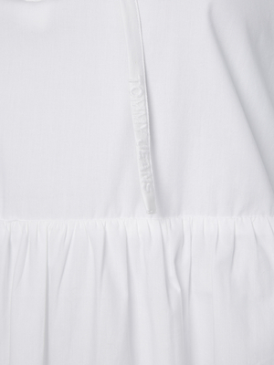 Tommy Jeans dámske biele šaty TIERED KAFTAN - S (YBR)