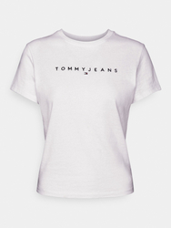 Tommy Jeans dámske biele tričko - S (YBR)