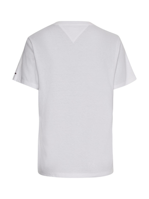 Tommy Jeans dámske biele tričko SIGNATURE - L (YBR)