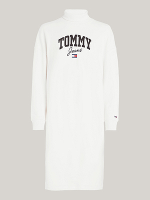Tommy Jeans dámske krémové mikinové šaty - L (YBH)