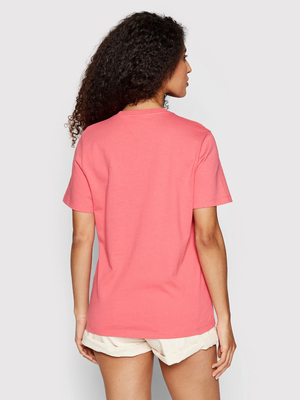 Tommy Jeans dámske ružové tričko SIGNATURE - XS (THW)