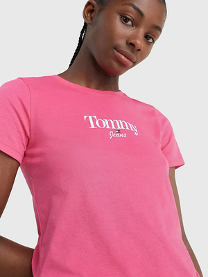 Tommy Jeans dámske ružové tričko - XS (THW)