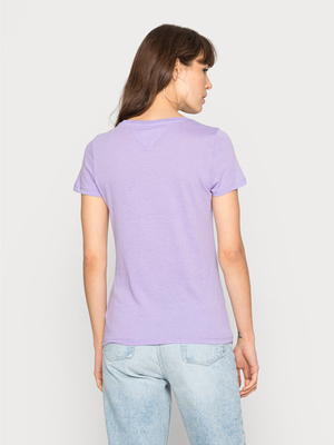 Tommy Jeans dámske svetlo fialové tričko - XS (VLK)