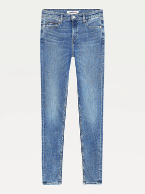 Tommy Jeans dámske svetlomodré džínsy NORA - 25/30 (1A5)