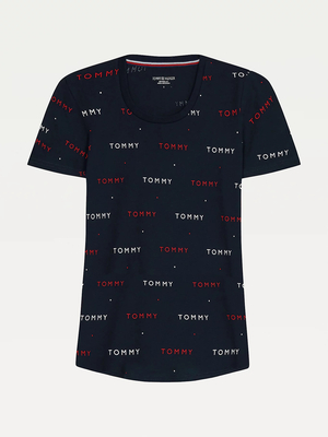 Tommy Jeans dámske tmavomodré tričko Logo - S (0YC)