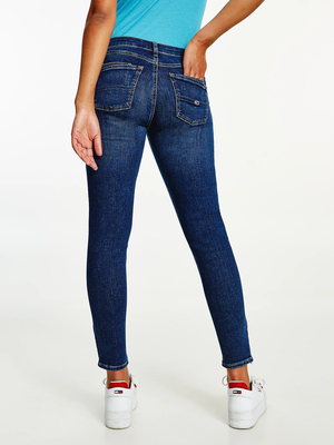 Tommy Jeans dámske tmavomodré džínsy SCARLETT - 28/30 (1BK)