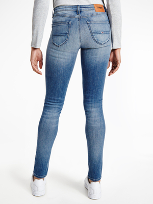 Tommy Jeans dámske tmavomodré džínsy SOPHIE - 30/30 (1BK)