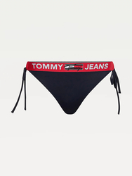 Tommy Jeans dámske tmavomodré plavkové nohavičky - XS (DW5)