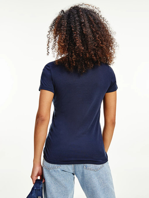 Tommy Jeans dámske tmavomodré tričko - S (C87)