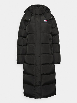 Tommy Jeans dámsky čierny zimný kabát - M (BDS)