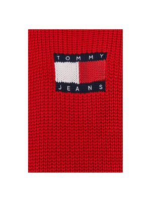 Tommy Jeans dámsky červený sveter - M (XNL)