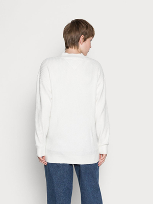 Tommy Jeans dámsky biely sveter LOFTY TURTLENECK - XS (YAP)