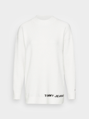 Tommy Jeans dámsky biely sveter LOFTY TURTLENECK - L (YAP)