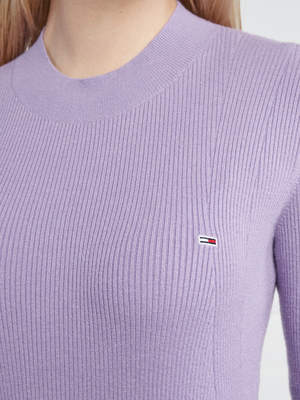 Tommy Jeans dámsky svetlo fialový sveter - XS (VLK)