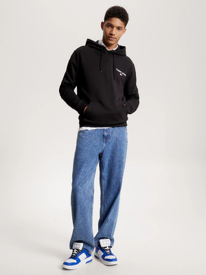 Tommy Jeans pánska čierna mikina - M (BDS)