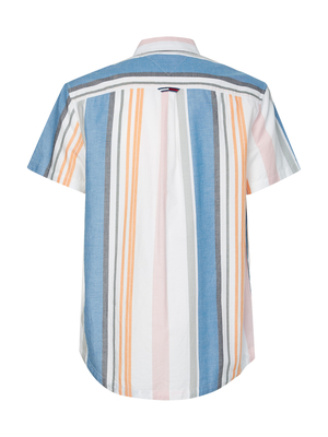 Tommy Jeans pánska farebná košeľa - M (YBR)
