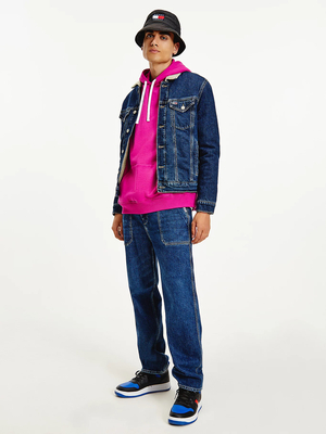 Tommy Jeans pánska džínsová bunda - L (1BK)