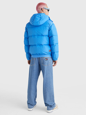 Tommy Jeans pánska modrá bunda ALASKA - L (C4H)