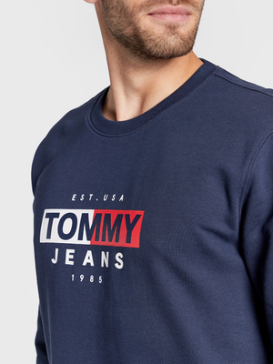 Tommy Jeans pánska modrá mikina - L (C87)