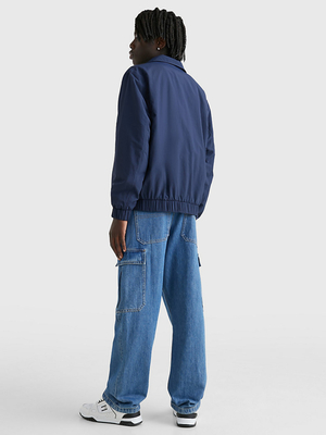 Tommy Jeans pánska tmavo modrá bunda - M (C87)