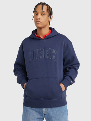 Tommy Jeans pánska tmavomodrá mikina COLLEGE WASH - M (C87)