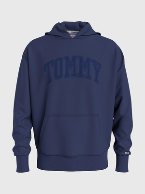 Tommy Jeans pánska tmavomodrá mikina COLLEGE WASH - L (C87)