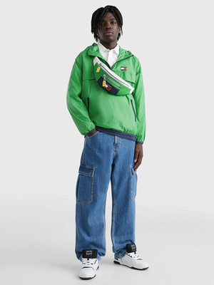 Tommy Jeans pánska zelená bunda - M (LY3)