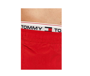 Tommy Jeans pánske červené plavky MEDIUM Drawstring - S (XLG)