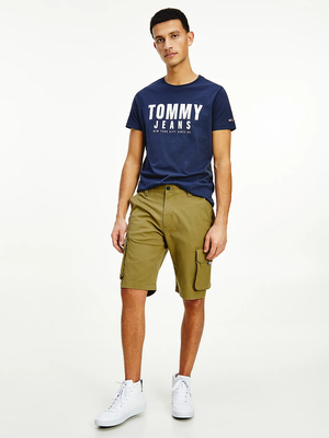 Tommy Jeans pánske šortky WASHED CARGO - 34/NI (L8Q)