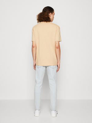Tommy Jeans pánske béžové tričko - XL (AB4)