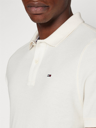 Tommy Jeans pánske biele polotričko - L (YBR)