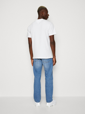Tommy Jeans pánske biele tričko SIGNATURE - XL (YBR)