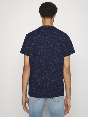 Pánske melírované tmavomodré tričko od Tommy Jeans. - M (C87)