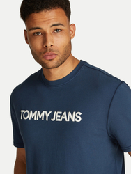 Tommy Jeans pánske modré tričko - M (C1G)
