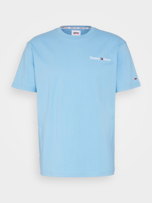 Tommy Jeans pánske modré tričko - M (CY7)