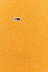 Tommy Jeans pánske oranžové tričko SLIM JASPO - L (ZNA)