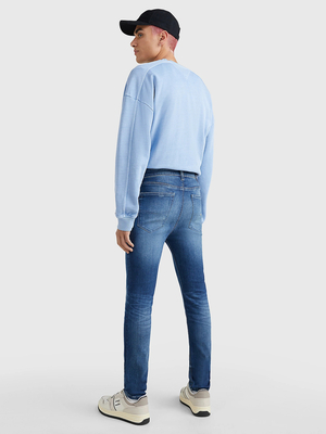 Tommy Jeans pánske modré džínsy SCANTON - 36/32 (1BJ)