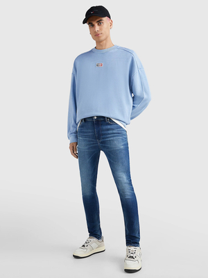 Tommy Jeans pánske modré džínsy SCANTON - 36/32 (1BJ)