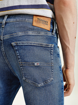 Tommy Jeans pánske tmavomodré džínsy SCANTON SLIM - 30/32 (1A5)