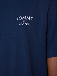 Tommy Jeans pánske tmavo modré tričko  - S (C1G)
