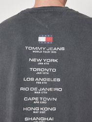 Tommy Jeans pánske šedé tričko VINTAGE TIGER - S (PUB)