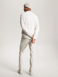 Tommy Jeans pánsky krémový sveter - M (ACG)