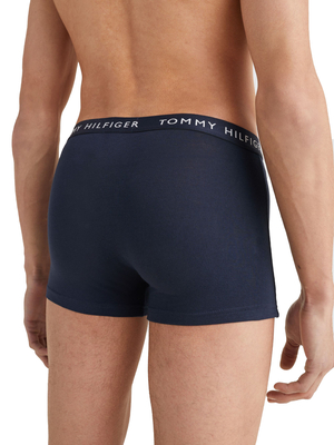 Tommy Hilfiger pánske tmavomodré boxerky 3 pack - M (0SF)