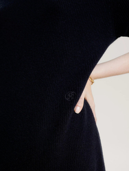 Tommy Hilfiger dámske čierne vlnené šaty - M/R (BDS)