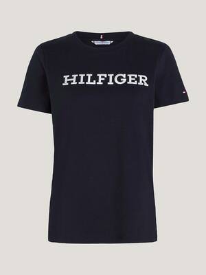 Tommy Hilfiger dámske čierne tričko - L (BDS)
