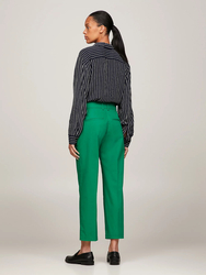 Tommy Hilfiger dámske zelené Chino nohavice - 34 (L4B)
