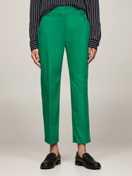 Tommy Hilfiger dámske zelené Chino nohavice - 34 (L4B)